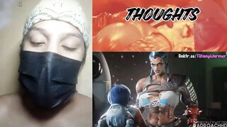 Juno gets her mouth DRILLED by a LARGE KNOB - Overwatch Shemale hentai