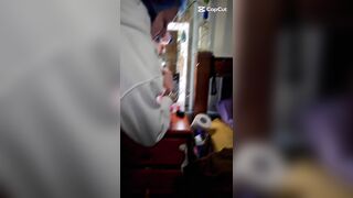 Small mother I'd like to fuck takes in BIGGEST sextoy