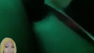 Black big beautiful woman Drains a Rod