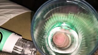 POV: Alone in couch enjoying my automatic suction & rotation machine