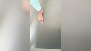 Dongs crash in Implacable feet and flesh embrace
