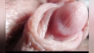 HUUUUUUGE SOAKED CLITORIS FOR DAD compilation