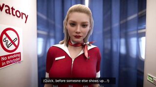 Joy with Airhostess in Flight - Asia City - E02