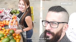 Lalin girl Market Vendor With a Large Butt Gets an Suggest That babe Can't Refuse... Teases What Comes After