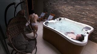 Indeed Hawt but Risky Romantic Amateur Sex with a Stranger in a Public Wellness Dada Deville