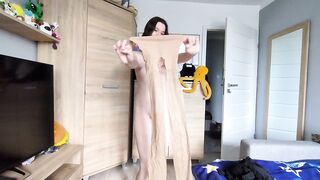 My 1st stripped shopping haul got me horny and can't expect to be your sugar kitty????????