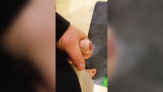Uncut Morning THICK Cum Discharged