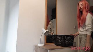 Caught Flashing My Hard Penis to My Step-Mama