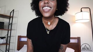 Thick Ebony Stepsis Dutch Coco Gives U The Sloppy BJ Your Girlfriend Won't