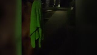 Walk on the street out of pants
