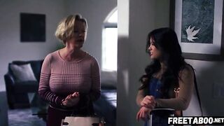 Mischievous Lulu Chu Gets Discipline Spanked ANAL FINGERED By Her Stepmom's Bestfriend Dee Williams - Full Clip On FreeTaboo.Net