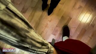 Curvy Tattooed Brunette hair Kylie Sexy Oral job And Milky Session!