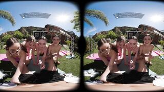 VR Bangers Super Sexy Sex With 4 Hawt Schoolgirls VR Porn