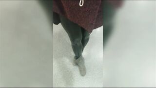Wearing Latex Leggings in Public