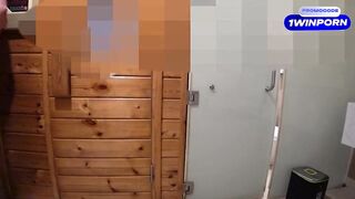 SAUNA ADVENTURE three: Excited mother i'd like to fuck caught me screwing a stranger and wanted my cum also