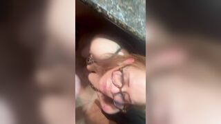 FACIAL ON THIS LATIN CHICK mother I'd like to fuck