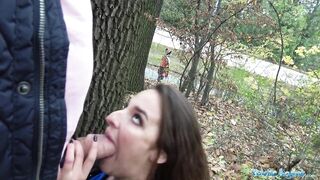 Public Agent Amirah Adara Bangs a stranger during the time that her BF waits
