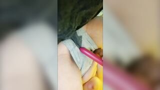 Squirting and Soaking My Gym Shorts