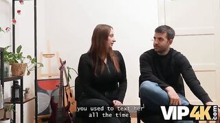 VIP4K. A Floozy with GIANT TITTIES want to Anal Sex