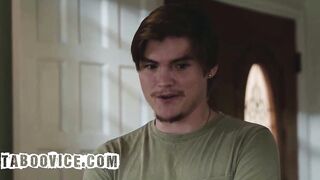 Stepbrother Caught His Stepsister Being a Camgirl And Drilled Her Vagina