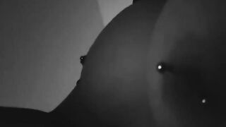 Playing with my melons in slow motion