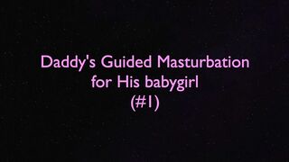 Dad's JOI for Babes - immodest talk, groaning, loud climax