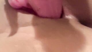 Teen cutie plays with vagina