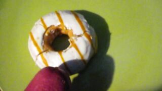 Du sperme sur un donut