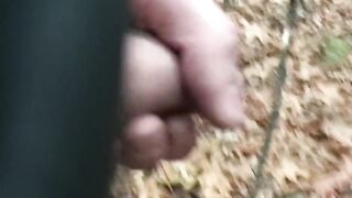 Masturbating in Woods during Hunting Season