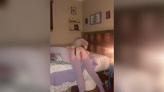 Squirting schoolgirl anal training 1st time using anal beads
