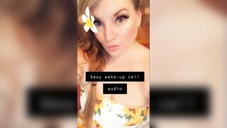 Hot wake up call, erotic English accent (audio merely)