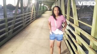 NIGHT WALK So I Take A In nature's garb Walk Each Evening Public Outside Traveling Everyday Solo Female Exhibitionist Lover