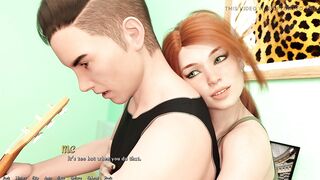 Dan Slips Penis Between Saga’s Biggest Boobs Then Creampies Her Taut Booty