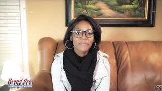 Sylvia Takes His Thick Knob Balls Unfathomable In Her Constricted Black Anal opening!