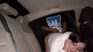 A quickie in the backseat