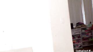KRISTEN SCOTT'S 1ST SCENE! Ribald Little Bitch Eats Butt & Gets A Giant Facial