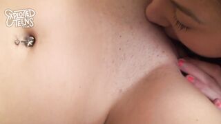 See those two Teens Slobber All Over A Large 8 Inch Jock