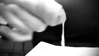 LARGE CREAMY LOAD ON TISSUE BY LASCIVIOUS SCOTSMAN