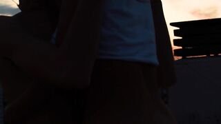I give my girlfriend a quick screw on the roof of the school