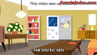 Homo or Darksome-Skinned Toon with Great Gift