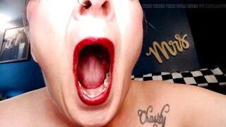Large Wide Open Throat Yawns