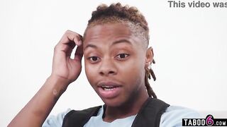 Large booty stepsister teen takes anal from her ebony virgin stepbro