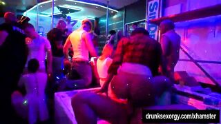 Superb bi honeys take jocks at construction company party