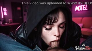 Old 70 year old stepdad fills my twat with cum [AI]