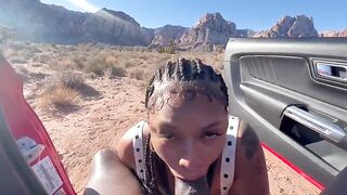 Pulled over and wench sucked and banged Massive Penis