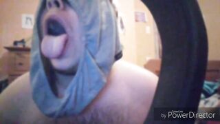 Homosexual dog masturbation