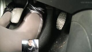 Screaming Brake Failure in Ebony Patent Flats