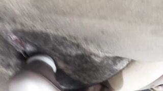 Pov: see me tease my bushy cunt