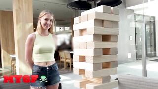 MY GF - Chloe Scott’s Marvelous Eyes Light Up As That babe Plays With Her Cunt And Gets Drilled Hard
