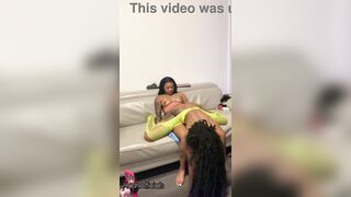 Kashofficials thonging Mystikal on the bed